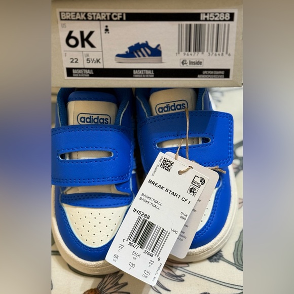 Adidas Basketball Break Start CF Toddler Sneakers - Picture 6 of 6
